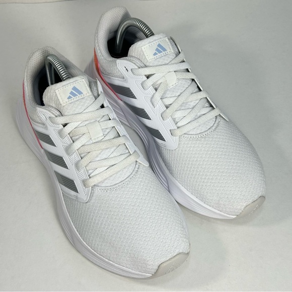 Adidas Galaxy 6 CloudFoam Comfort Running Shoe WHT/Silver/Coral Fusion; Women 10 - Picture 7 of 16